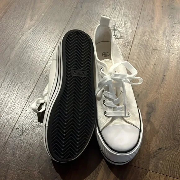 Sneakers White Platform Refrese Size 8 - Picture 7 of 8